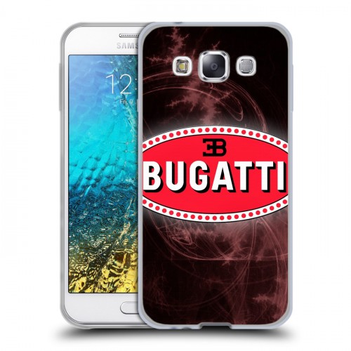 Дизайнерский пластиковый чехол для Samsung Galaxy E5 Bugatti