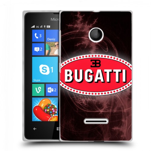 Дизайнерский пластиковый чехол для Microsoft Lumia 435 Bugatti