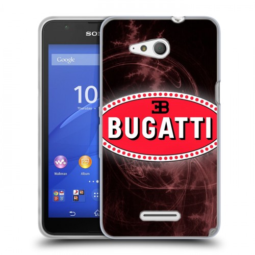 Дизайнерский пластиковый чехол для Sony Xperia E4g Bugatti