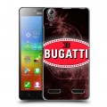 Дизайнерский пластиковый чехол для Lenovo A6000 Bugatti