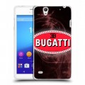 Дизайнерский пластиковый чехол для Sony Xperia C4 Bugatti