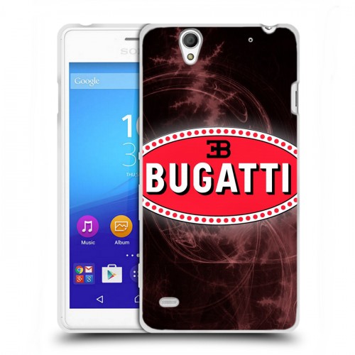 Дизайнерский пластиковый чехол для Sony Xperia C4 Bugatti