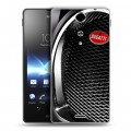 Дизайнерский пластиковый чехол для Sony Xperia TX Bugatti