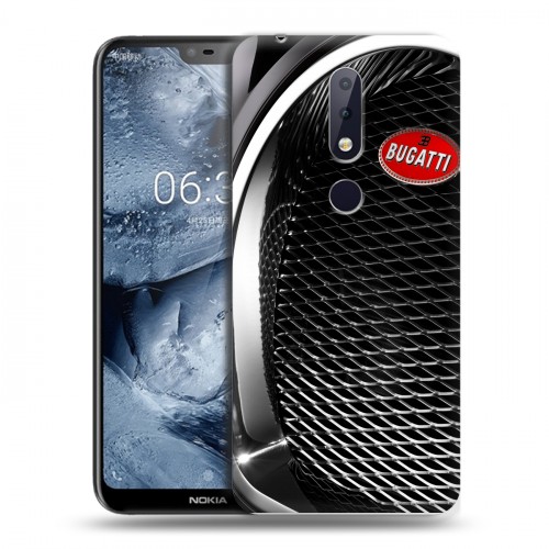 Дизайнерский пластиковый чехол для Nokia 6.1 Plus Bugatti