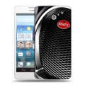 Дизайнерский пластиковый чехол для Huawei Ascend D2 Bugatti