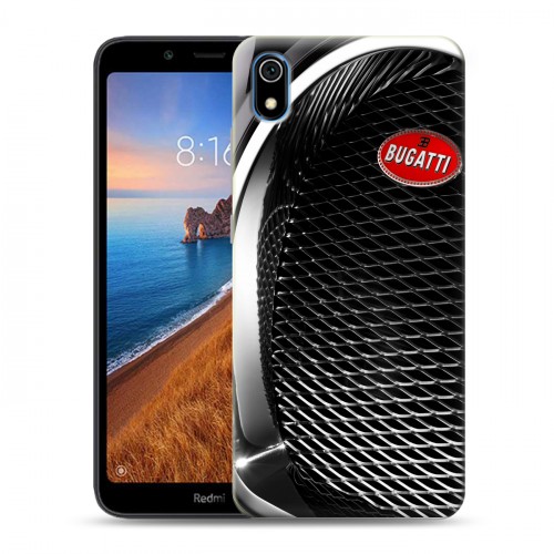 Дизайнерский силиконовый чехол для Xiaomi RedMi 7A Bugatti