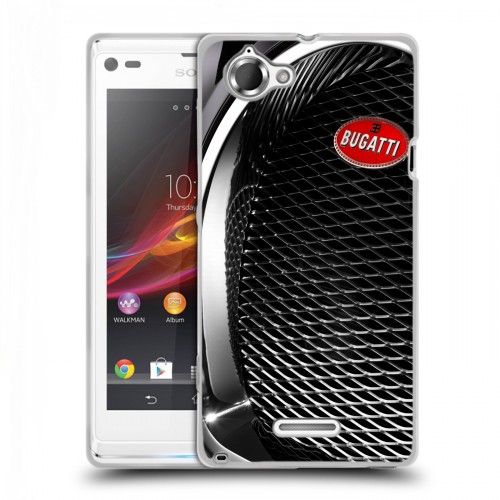 Дизайнерский пластиковый чехол для Sony Xperia L Bugatti