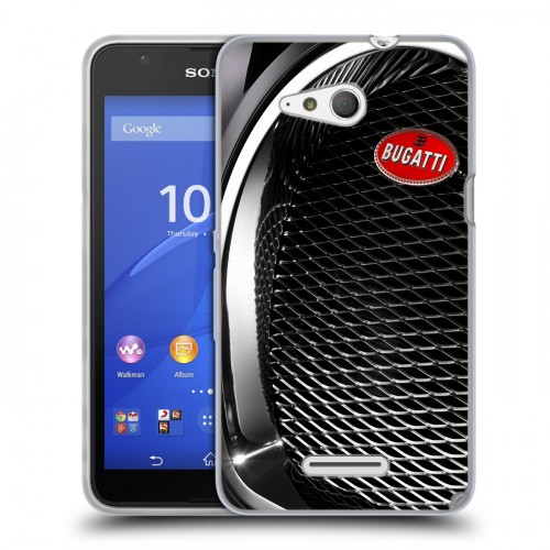 Дизайнерский пластиковый чехол для Sony Xperia E4g Bugatti