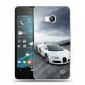 Дизайнерский пластиковый чехол для Microsoft Lumia 550 Bugatti