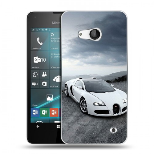 Дизайнерский пластиковый чехол для Microsoft Lumia 550 Bugatti