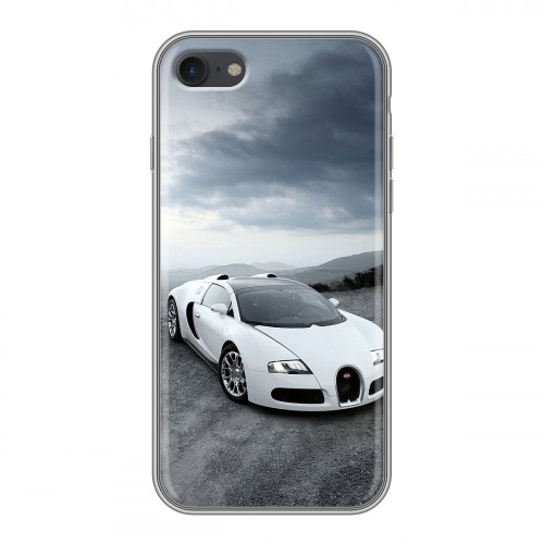 Дизайнерский силиконовый чехол для Iphone 7 Bugatti