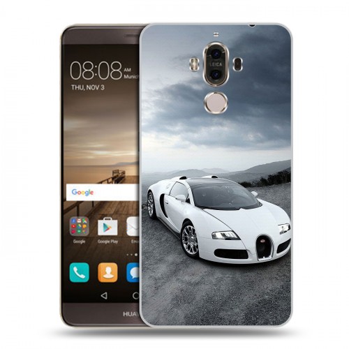 Дизайнерский пластиковый чехол для Huawei Mate 9 Bugatti