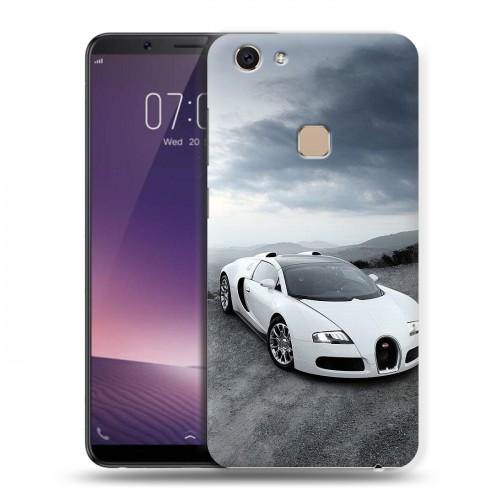 Дизайнерский пластиковый чехол для Vivo V7 Bugatti