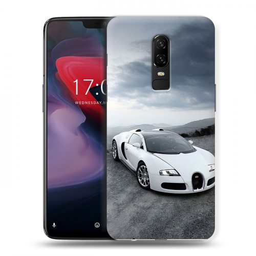 Дизайнерский пластиковый чехол для OnePlus 6 Bugatti