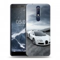 Дизайнерский пластиковый чехол для Nokia 5.1 Bugatti