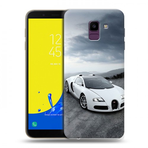 Дизайнерский пластиковый чехол для Samsung Galaxy J6 Bugatti