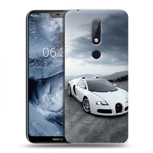 Дизайнерский пластиковый чехол для Nokia 6.1 Plus Bugatti