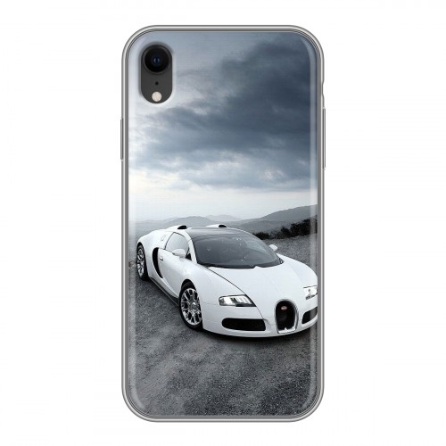 Дизайнерский пластиковый чехол для Iphone Xr Bugatti