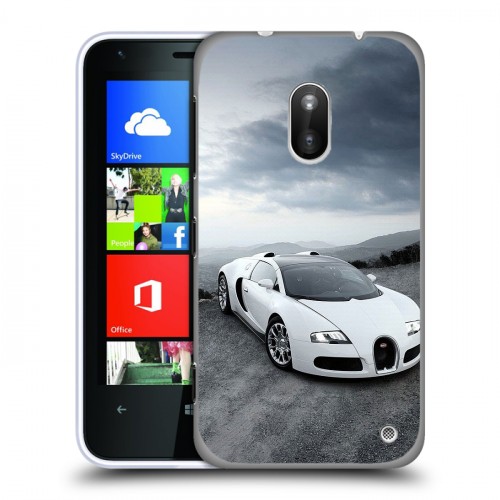 Дизайнерский пластиковый чехол для Nokia Lumia 620 Bugatti