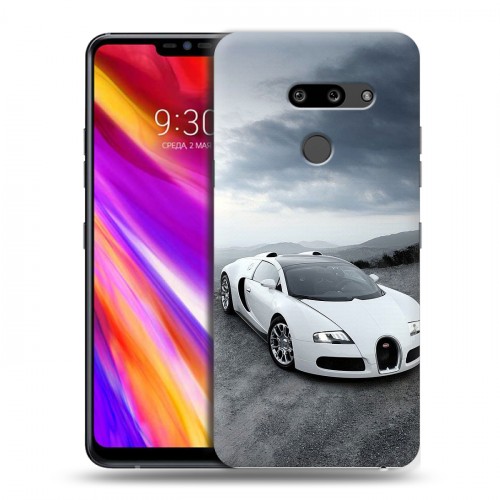 Дизайнерский пластиковый чехол для LG G8 ThinQ Bugatti