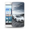 Дизайнерский пластиковый чехол для Huawei Ascend D2 Bugatti