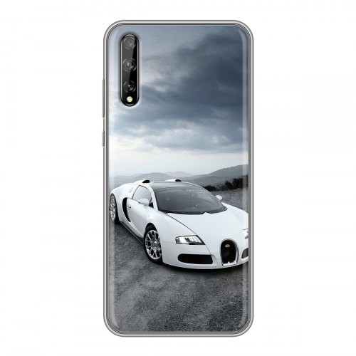 Дизайнерский силиконовый чехол для Huawei Y8p Bugatti