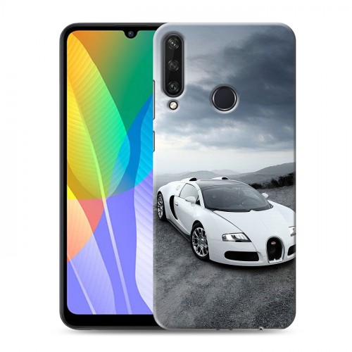 Дизайнерский пластиковый чехол для Huawei Y6p Bugatti