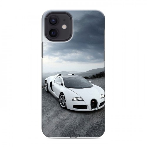 Дизайнерский силиконовый чехол для Iphone 12 Bugatti