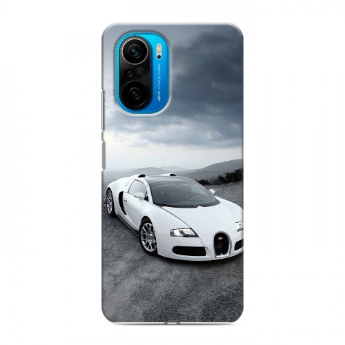 Дизайнерский силиконовый чехол для Xiaomi Poco F3 Bugatti