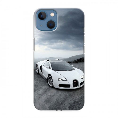 Дизайнерский силиконовый чехол для Iphone 13 Bugatti