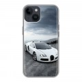 Дизайнерский пластиковый чехол для Iphone 14 Bugatti