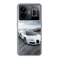 Дизайнерский силиконовый с усиленными углами чехол для Realme GT3 Bugatti