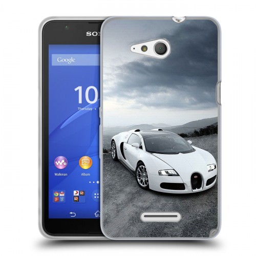 Дизайнерский пластиковый чехол для Sony Xperia E4g Bugatti