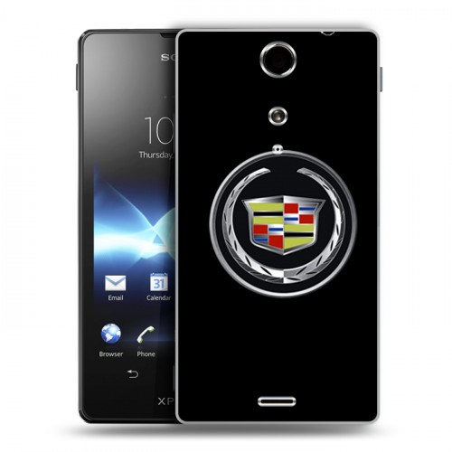 Дизайнерский пластиковый чехол для Sony Xperia TX Cadillac