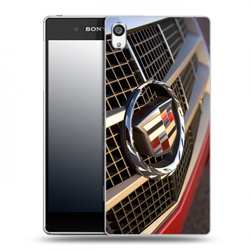 Дизайнерский пластиковый чехол для Sony Xperia E5 Cadillac