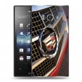 Дизайнерский пластиковый чехол для Sony Xperia acro S Cadillac