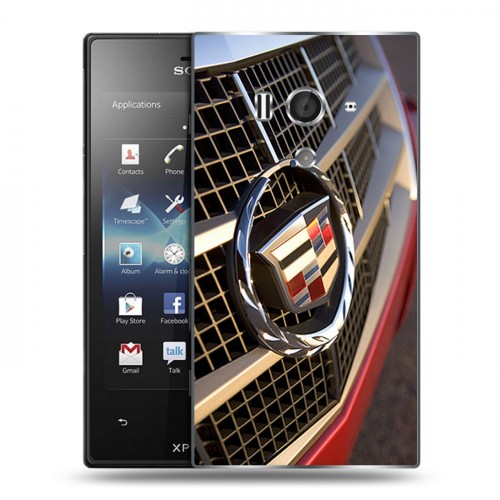 Дизайнерский пластиковый чехол для Sony Xperia acro S Cadillac