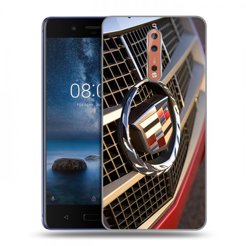 Дизайнерский пластиковый чехол для Nokia 8 Cadillac