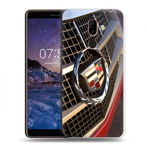 Дизайнерский пластиковый чехол для Nokia 7 Plus Cadillac