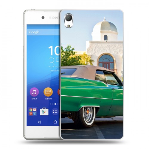 Дизайнерский пластиковый чехол для Sony Xperia Z3+ Cadillac