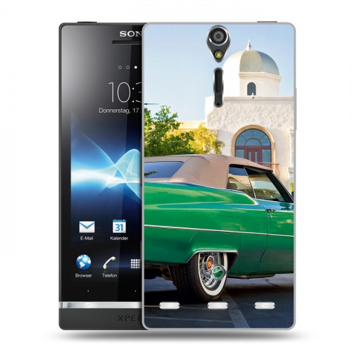 Дизайнерский пластиковый чехол для Sony Xperia S Cadillac