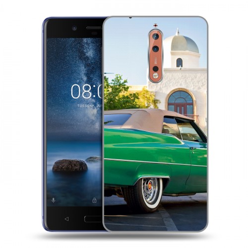 Дизайнерский пластиковый чехол для Nokia 8 Cadillac