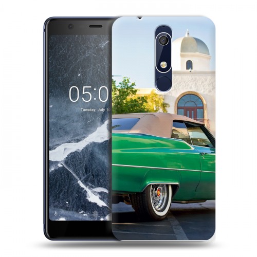 Дизайнерский пластиковый чехол для Nokia 5.1 Cadillac