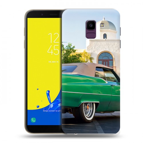 Дизайнерский пластиковый чехол для Samsung Galaxy J6 Cadillac