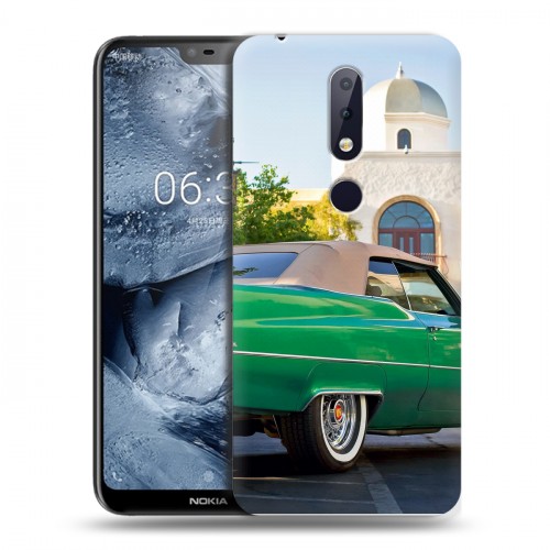 Дизайнерский пластиковый чехол для Nokia 6.1 Plus Cadillac