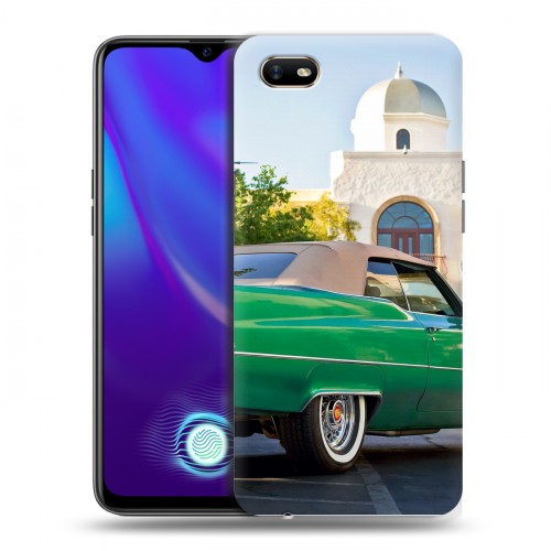 Дизайнерский силиконовый с усиленными углами чехол для OPPO A1k Cadillac