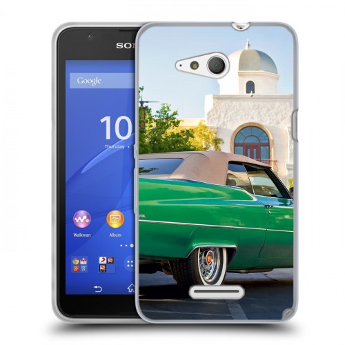 Дизайнерский пластиковый чехол для Sony Xperia E4g Cadillac