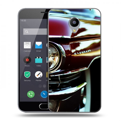 Дизайнерский пластиковый чехол для Meizu M2 Note Cadillac