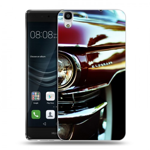 Дизайнерский пластиковый чехол для Huawei Y6II Cadillac