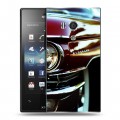 Дизайнерский пластиковый чехол для Sony Xperia acro S Cadillac